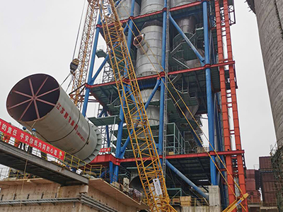 貴州凱里尖峰水泥4.8/74米回轉(zhuǎn)窯5000噸生產(chǎn)線(xiàn)